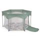 Παρκοκρέβατο πολύγωνο Cangaroo Playbox green στο Bebe Maison