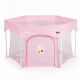 Παρκοκρέβατο πολύγωνο Cangaroo Playbox pink στο Bebe Maison