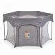 Παρκοκρέβατο πολύγωνο Cangaroo Playbox grey στο Bebe Maison