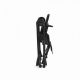 Καρέκλα Φαγητού Cangaroo Rico Black στο Bebe Maison