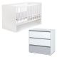 Ολοκληρωμένο βρεφικό δωμάτιο Klups Dalia white 120*60cm στο Bebe Maison