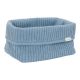 Καλάθι αλλαξιέρας  Little Dutch πλεκτό μεγάλο Pure Denim Blue στο Bebe Maison Καλάθι αλλαξιέρας  Little Dutch πλεκτό μεγάλο Pure Denim Blue στο Bebe Maison