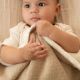 Κουβέρτα πλεκτή Little Dutch με επένδυση fleece Pure Soft Beige 70x100 στο Bebe Maison