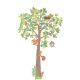 Αυτοκόλλητα τοίχου Roommates Woodland Creatures Tree RMK3210SLM στο Bebe Maison