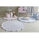 Children&#39;s carpet Lorena Canals Bubbly blue 120 cm in diameter στο Bebe Maison