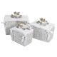 Set of wicker baskets 3pcs (toy boxes) Picci design Nanny panna στο Bebe Maison