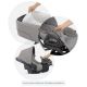 Πολυκαρότσι Inglesina Quad System Quattro Derby grey στο Bebe Maison