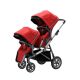 Καρότσι διδύμων Thule Sleek Energy Red στο Bebe Maison