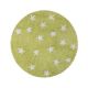 Lorena canals room carpet cielo pistachio round peanut with white stars στο Bebe Maison