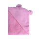 Minene Πετσέτα για νεογέννητο ροζ (αρκουδάκι) στο Bebe Maison