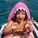 Little Champions πόντσο πετσέτα Microfiber Pink Shark στο Bebe Maison