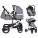 Πολυκαρότσι Cangaroo 3 σε 1 Gala Dark Grey στο Bebe Maison