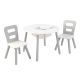 Kidkraft table with 2 chairs (gray-white) στο Bebe Maison