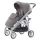 Πολυκαρότσι Inglesina Trilogy System Quattro Stone Grey σκελετός silver/white στο Bebe Maison
