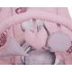 Ρηλάξ μωρού Kikka Boo Foliage Pink Rabbits στο Bebe Maison