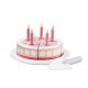 Wooden Kids Concept Cake with candles στο Bebe Maison