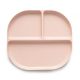 Bamboo δίσκος φαγητού με χωρίσματα Ekobo ροζ στο Bebe Maison