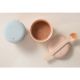 Bamboo στεγανό φαγητοδοχείο μικρό Ekobo 225ml ροζ στο Bebe Maison