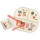 Bamboo σετ φαγητού με σχέδια Ekobo Coral στο Bebe Maison