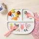 Bamboo σετ φαγητού με σχέδια Ekobo Coral στο Bebe Maison