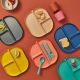 Bamboo δίσκος φαγητού με χωρίσματα Ekobo ροζ στο Bebe Maison