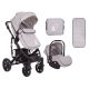 Πολυκαρότσι Kikka Boo Beloved 3 σε 1 Light Grey στο Bebe Maison