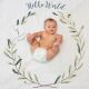 Βρεφικό σετ δώρου με milestones Lulujo Hello world στο Bebe Maison